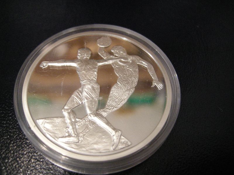 (afbeelding voor) 10 Euro Griekenland 2003 Discuswerpen proof in capsule